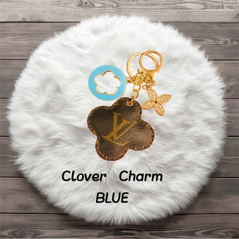 Handmade Puffed Clover Charm - Picture 4 of 8